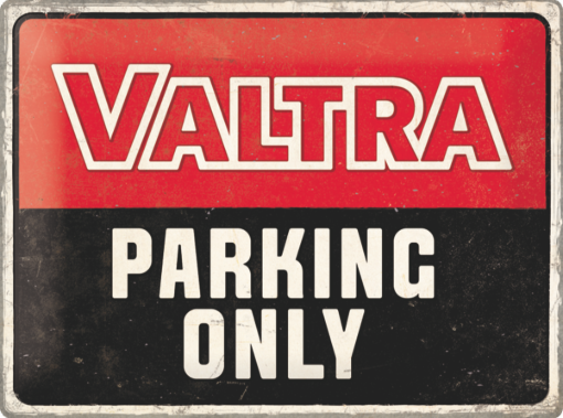 Picture of VALTRA PARKING ONLY METALEN PLAAT