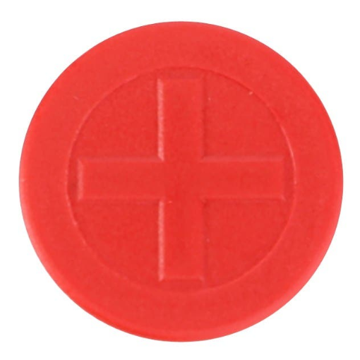 Picture of STOFDEKSELPLUG ROOD (+)