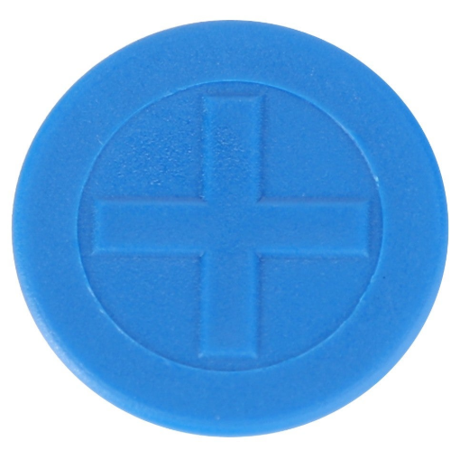 Picture of STOFDEKSELPLUG BLAUW (+)