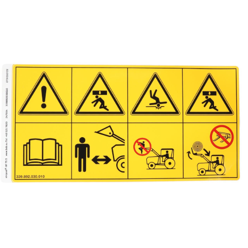Picture of WAARSCHUWINGSSTICKER
